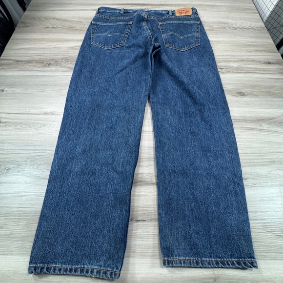 Levi's 550 Relaxed Fit Jeans Mens 38x30 Medium Wash Blue Denim Pants‎ - Picture 2 of 11